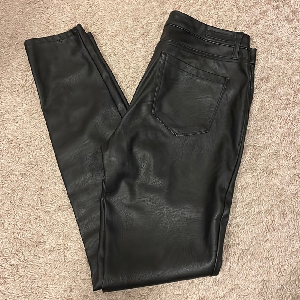 Blank NYC coated/pleather pant